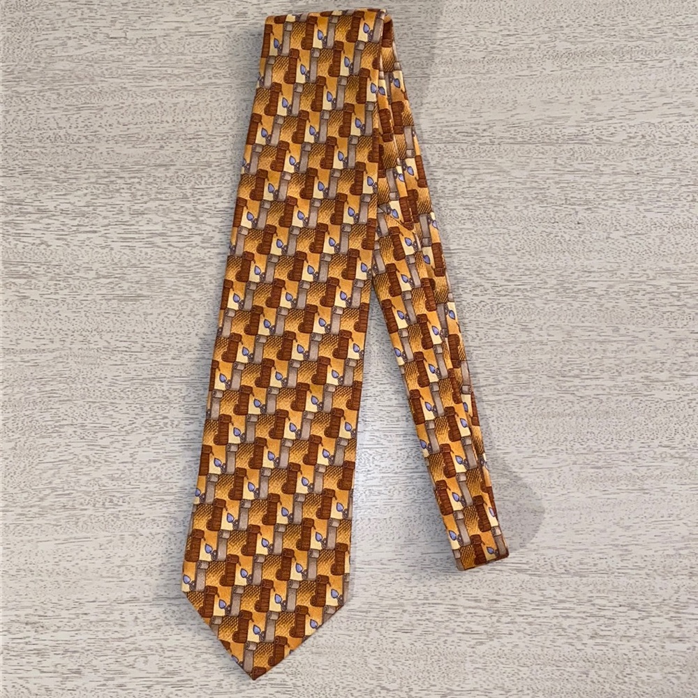 ERMENEGILDO ZEGNA 100% Silk Men's Tie